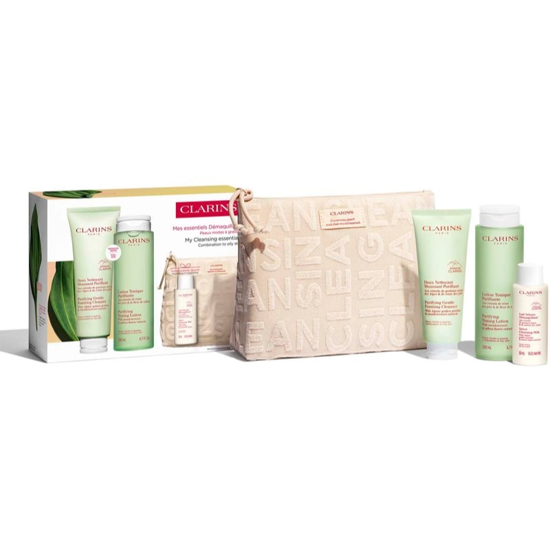 Clarins Cleansing Essentials Combination To Oily Skin подаръчен комплект за комбинирана към мазна кожа - Комплект - Сравни цени от 1 магазин с безплатна доставка