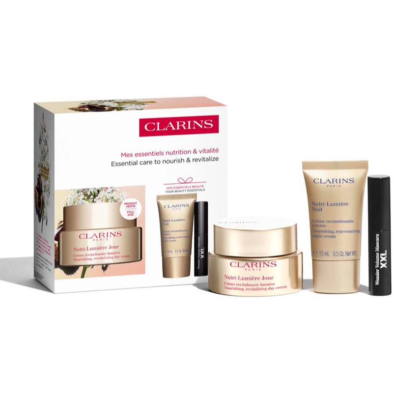 Clarins Nutri-Lumière Collection подаръчен комплект за зряла кожа - Комплект - Сравни цени от 1 магазин с безплатна доставка