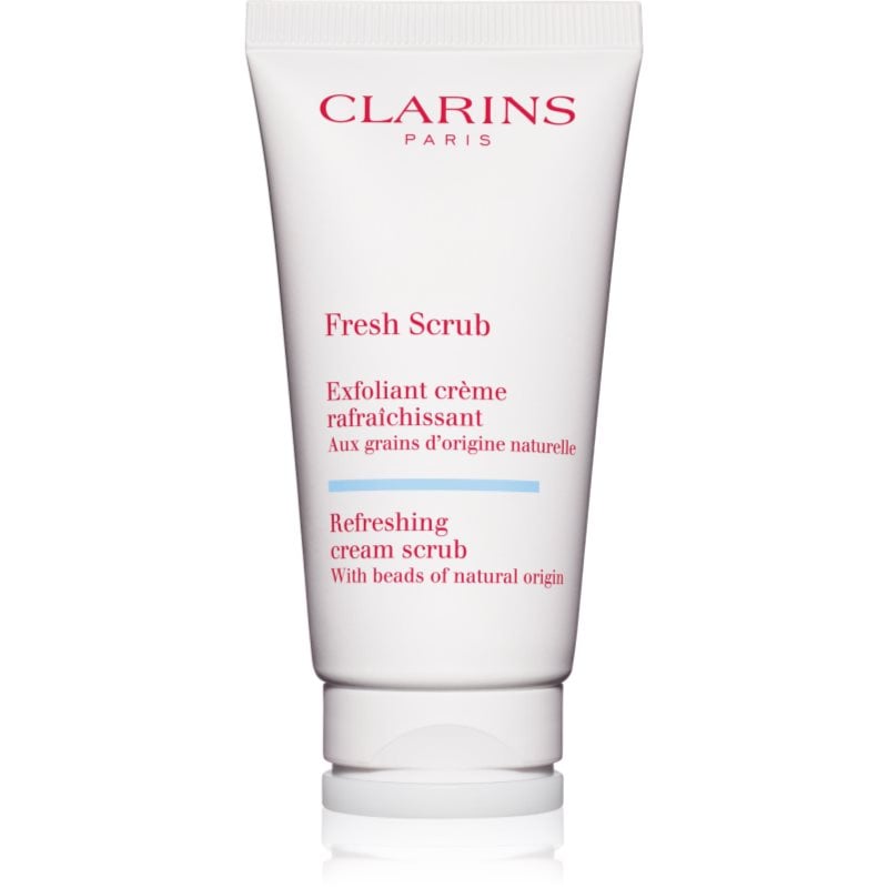 Clarins Fresh Scrub Refreshing Cream Scrub крем-пилинг за подхранване на кожата на лицето и поддържане на естествената хидратация