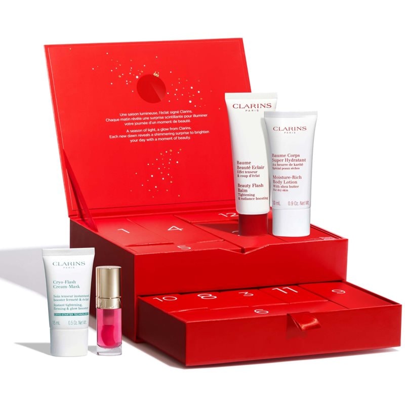 Clarins Advent Calendar 12 Holiday Season коледен календар - Комплект - Сравни цени от 1 магазин с безплатна доставка