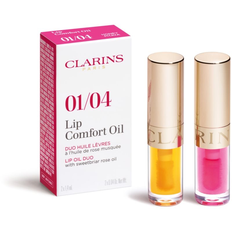 Clarins Lip Comfort Oil Duo подаръчен комплект за устни - Комплект - Сравни цени от 1 магазин с безплатна доставка