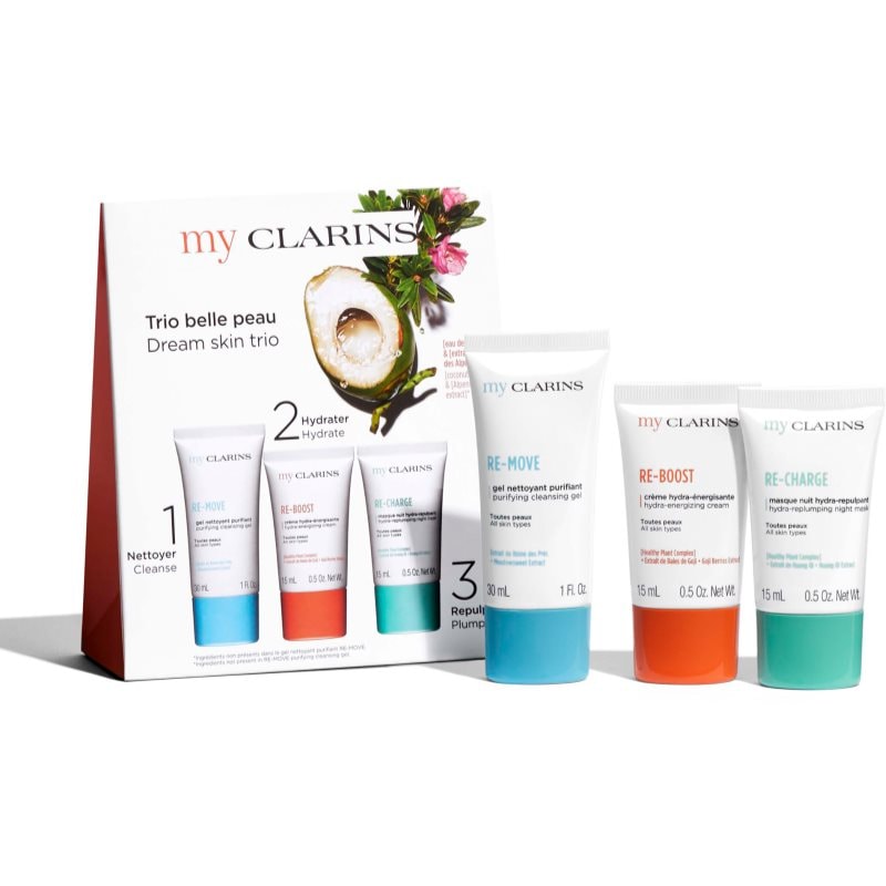 Clarins My Clarins Dream Skin Trio подаръчен комплект за млада кожа - Комплект - Сравни цени от 1 магазин с безплатна доставка