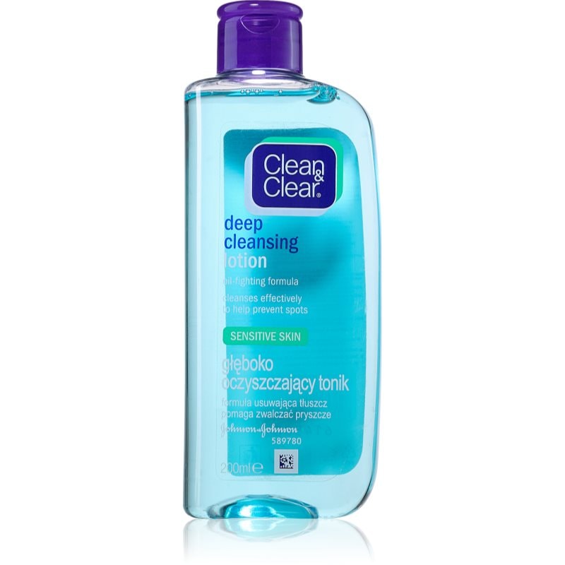 Clean & Clear Deep Cleansing дълко почистващ лосион за лице за чувствителна кожа на лицето - Грижа за лице - Сравни цени от 1 магазин с безплатна доставка