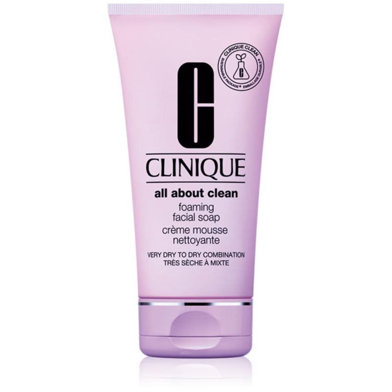 Clinique Foaming Sonic Facial Soap пенлив сапун-крем за суха и смесена кожа