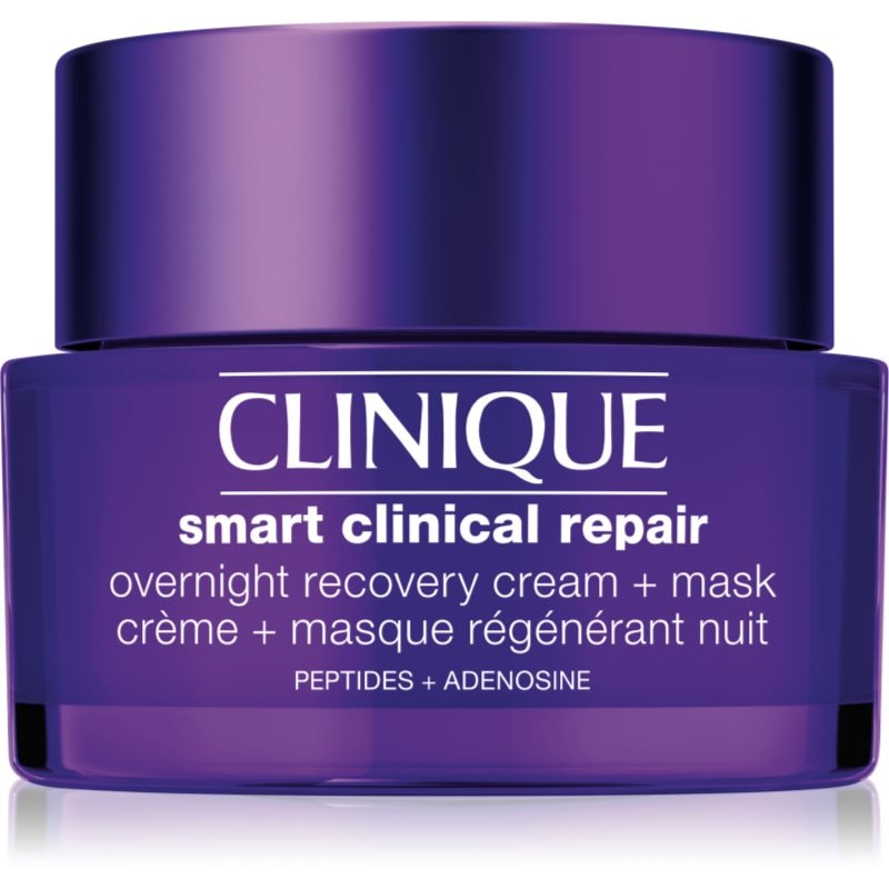 Clinique Clinique Smart Clinical™ Repair Overnight Recovery Cream + Mask нощна хидратираща маска и крем за регенерация и възстановяване на кожата - Унисекс парфюм 50мл - Сравни цени от 1 магазин с безплатна доставка