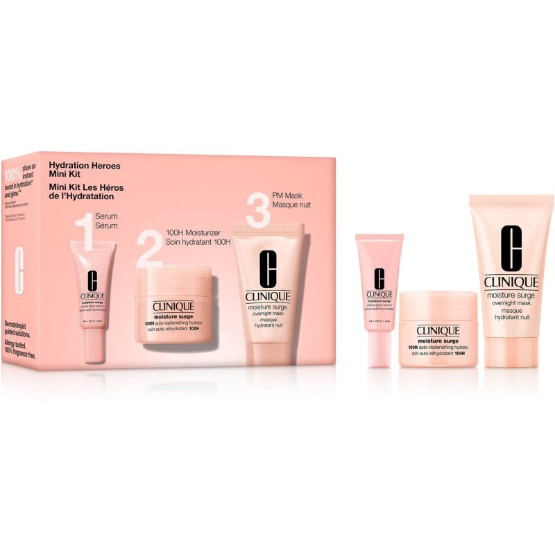 Clinique Mini Kit Hydration Heroes подаръчен комплект за дехидратирана кожа - Комплект - Сравни цени от 1 магазин с безплатна доставка