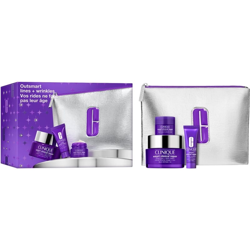Clinique Holiday Outsmart Lines + Wrinkle коледен подаръчен комплект против бръчки - Комплект - Сравни цени от 1 магазин с безплатна доставка