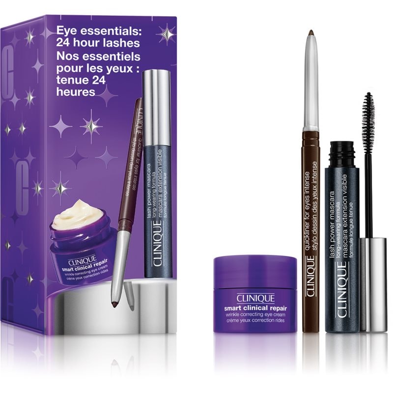 Clinique Holiday Eye Essentials: 24 Hour Lashes коледен подаръчен комплект за очи - Комплект - Сравни цени от 1 магазин с безплатна доставка