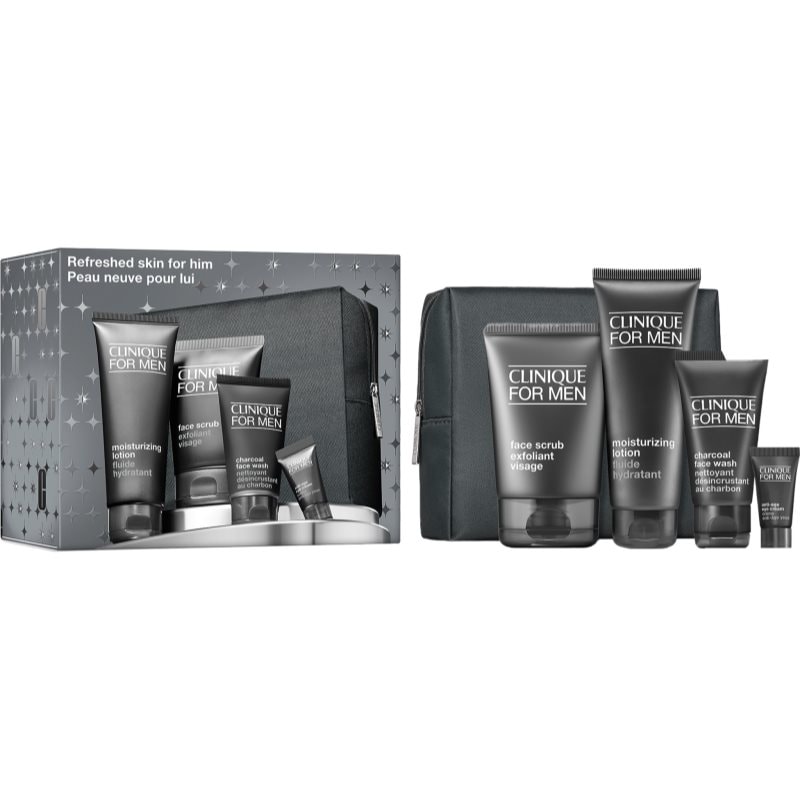 Clinique Holiday Refreshed Skin For Him коледен подаръчен комплект за мъже - Комплект - Сравни цени от 1 магазин с безплатна доставка