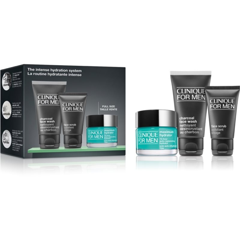Clinique Mini Kit The Intense Hydration System подаръчен комплект за мъже - Комплект - Сравни цени от 1 магазин с безплатна доставка
