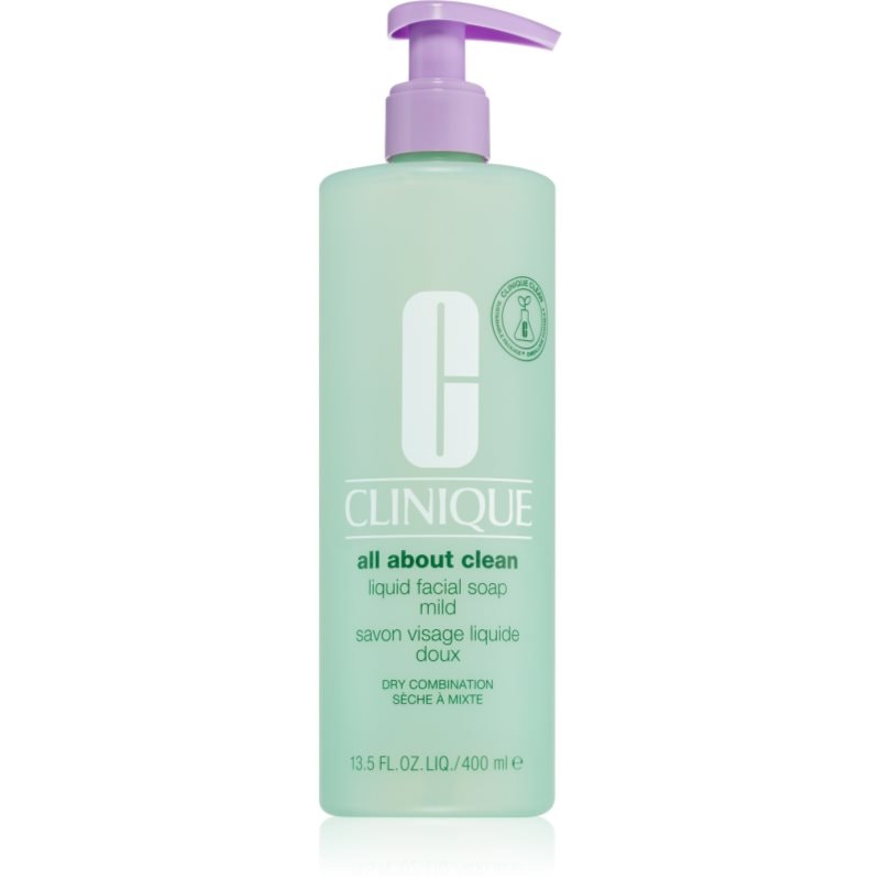 Clinique Liquid Facial Soap Mild течен сапун за суха и смесена кожа - Грижа за лице - Сравни цени от 1 магазин с безплатна доставка