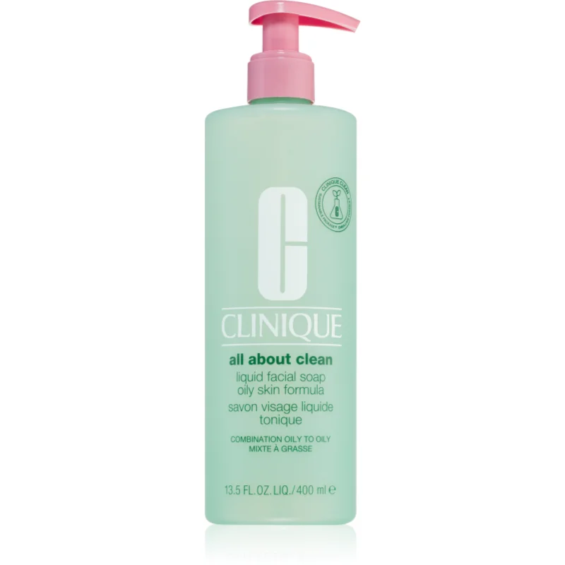 Clinique Liquid Facial Soap Oily Skin Formula течен сапун за смесена и мазна кожа - Грижа за лице - Сравни цени от 1 магазин с безплатна доставка