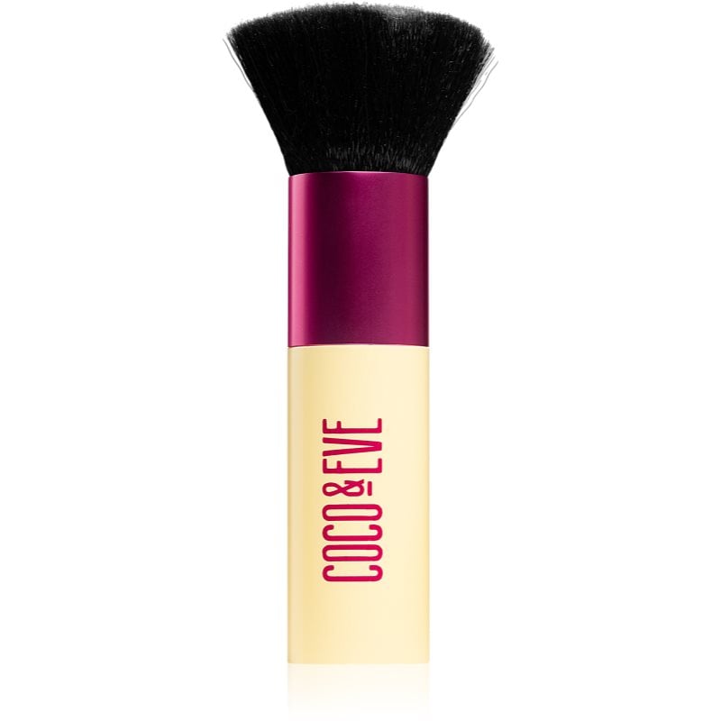 Coco & Eve Sunny Honey Deluxe Vegan Kabuki Brush четка за грим Kabuki за тяло и лице