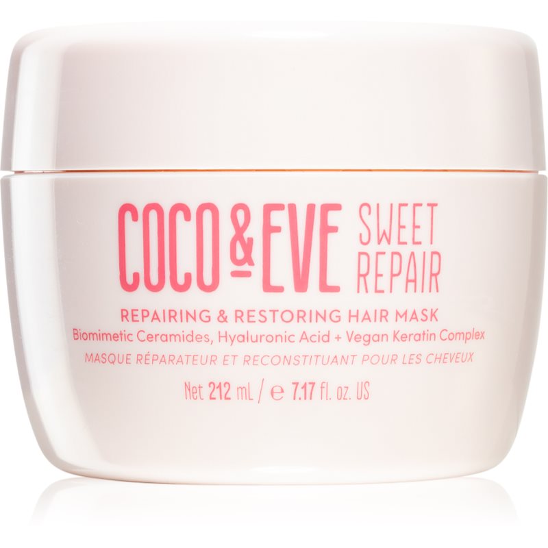 Coco & Eve Coco & Eve Sweet Repair Repairing & Restoring Hair Mask интензивна маска за подсилване и блясък на косата - Унисекс парфюм 60мл - Сравни цени от 1 магазин с безплатна доставка