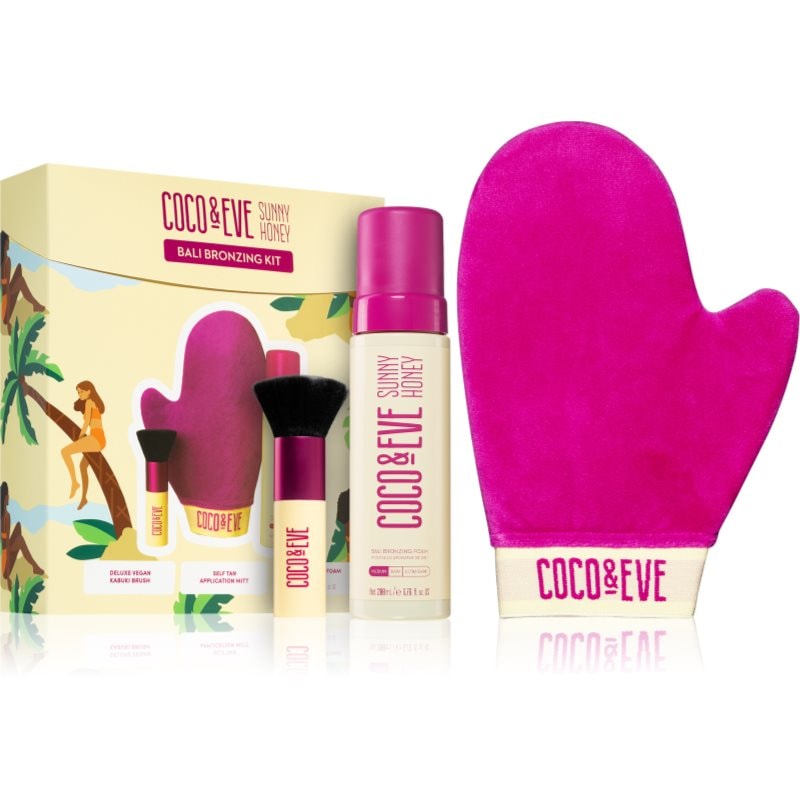 Coco & Eve Sunny Honey Bali Bronzing Kit комплект за перфектен загар Medium - Комплект - Сравни цени от 1 магазин с безплатна доставка