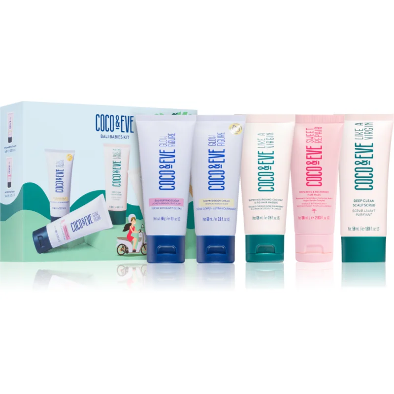 Coco & Eve Bali Babies Kit комплект за пътуване за тяло и коса