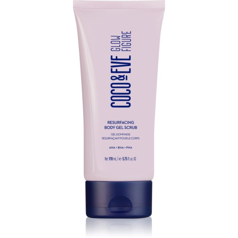 Coco & Eve Glow Figure Resurfacing Body Gel Scrub нежен пилинг за тяло - Грижа за тяло - Сравни цени от 1 магазин с безплатна доставка