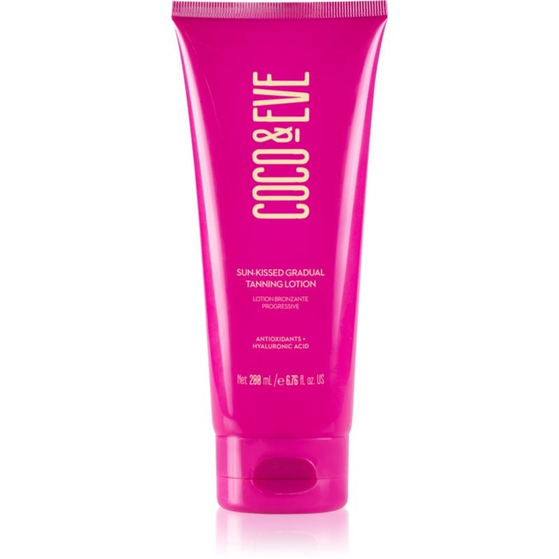 Coco & Eve Sunny Honey Sun-kissed Gradual Tanning Lotion автобронзиращ лосион за постепенен тен с аромат Coco-Mango