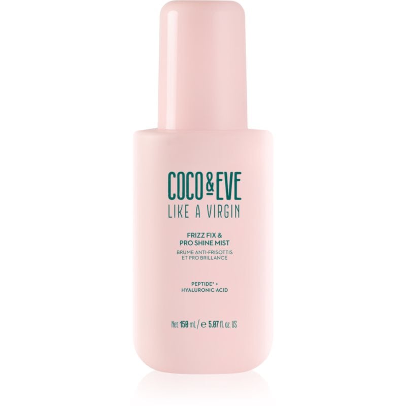 Coco & Eve Like A Virgin Frizz Fix & Pro Shine Mist спрей срещу начупване на косата за блясък и мекота на косата