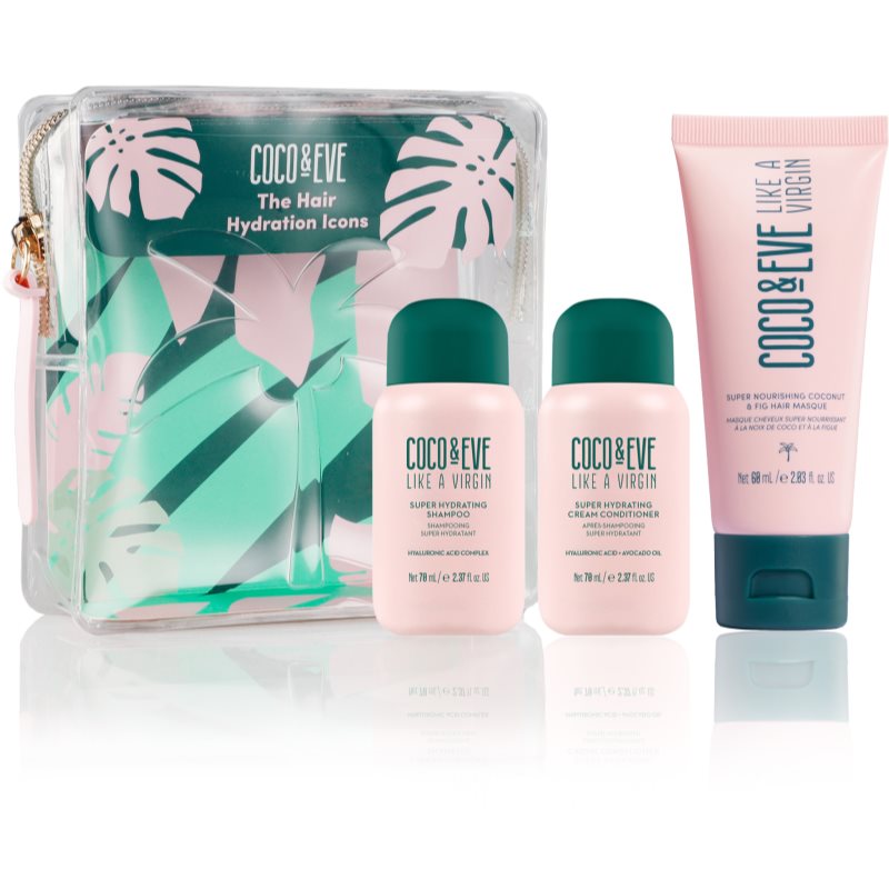 Coco & Eve Hair Hydration Icons комплект за пътуване За коса - Комплект - Сравни цени от 1 магазин с безплатна доставка