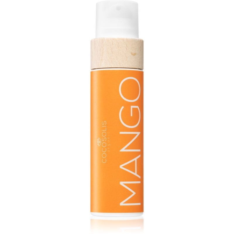 COCOSOLIS MANGO масло за грижа и придобиване на тен без защитен фактор с аромат Mango