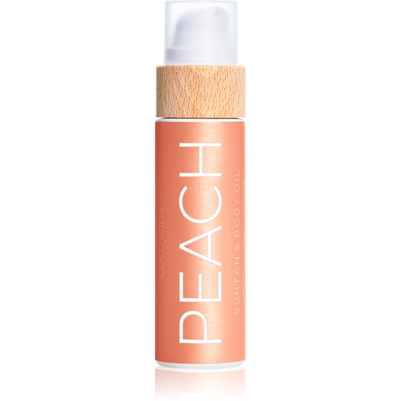 COCOSOLIS PEACH масло за грижа и придобиване на тен с аромат Peach - Грижа за тяло - Сравни цени от 1 магазин с безплатна доставка