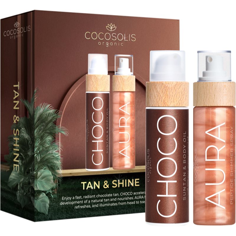 COCOSOLIS COCOSOLIS Tan & Shine подаръчен комплект за подчертаване на тена - Унисекс парфюм - Сравни цени от 1 магазин с безплатна доставка
