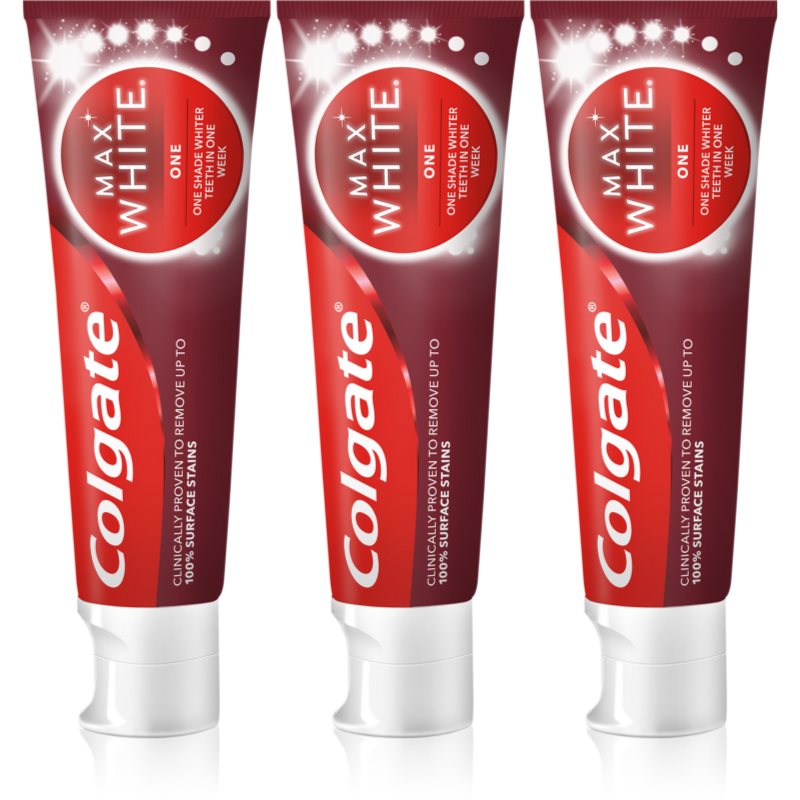 Colgate Max White One избелваща паста за зъби 3x - Грижа за зъбите - Сравни цени от 1 магазин с безплатна доставка