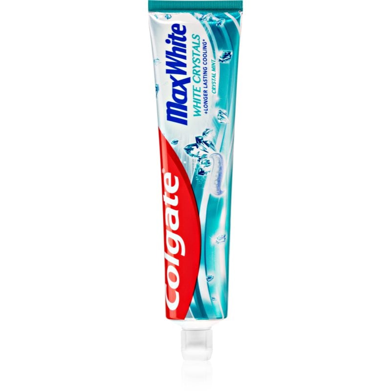 Colgate Max White White Crystals избелваща паста за зъби с флуорид Crystal Mint