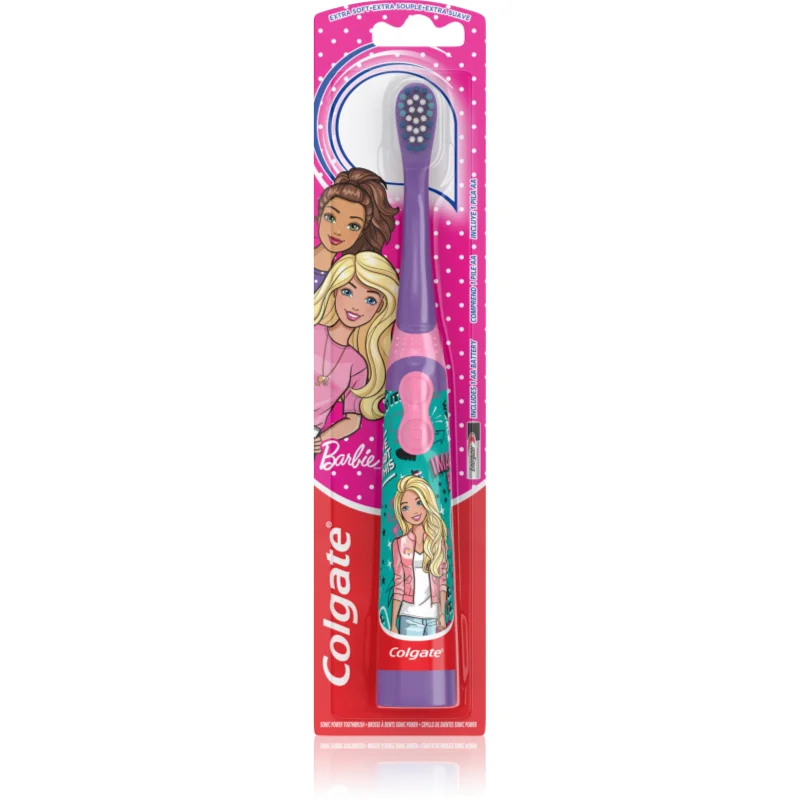 Colgate Kids Barbie детска електрическа четка за зъби със сменяеми батерии много мека - Електроуред - Сравни цени от 1 магазин с безплатна доставка