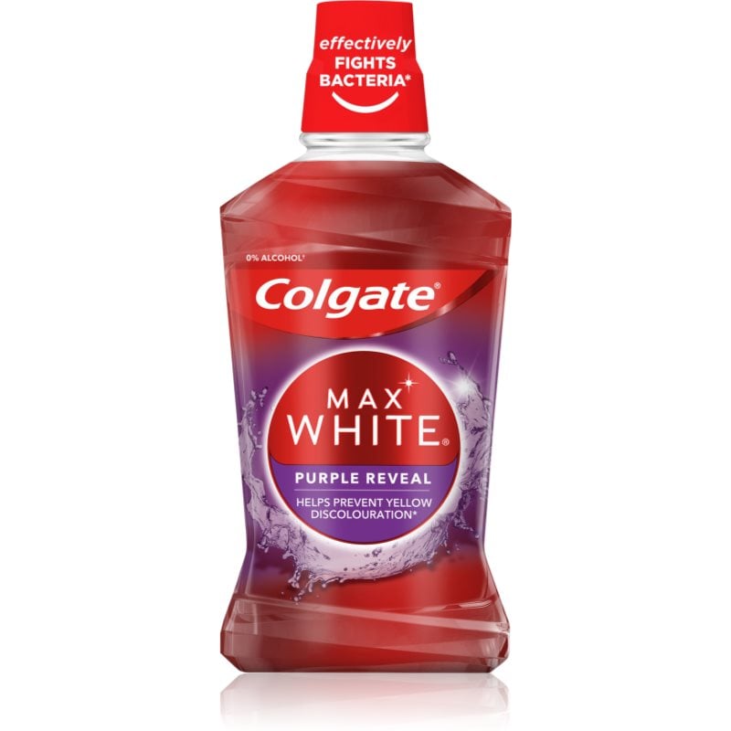 Colgate Max White Purple Reveal вода за уста с избелващ ефект