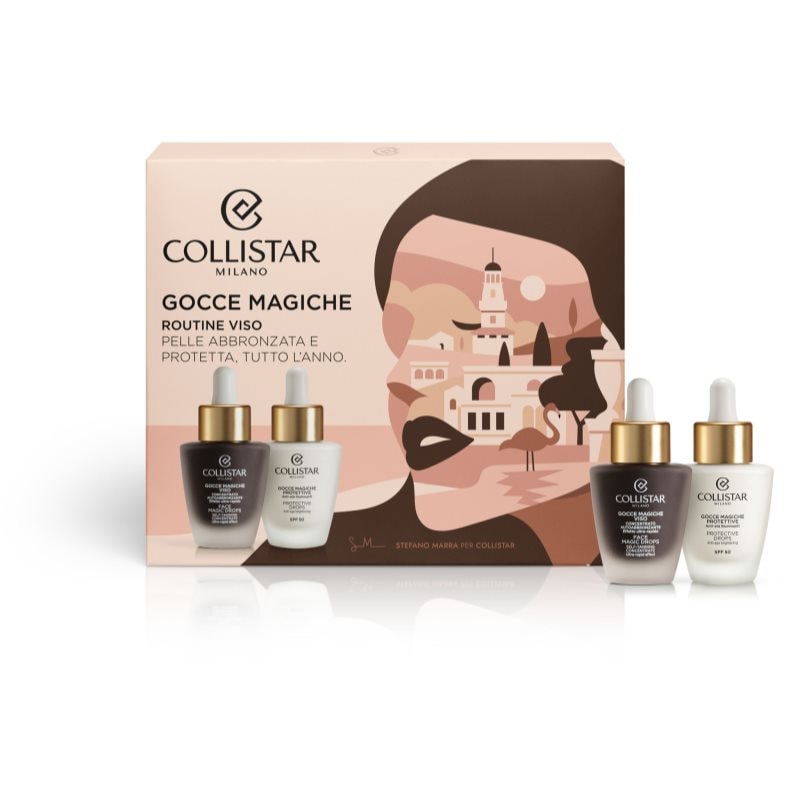 Collistar FACE MAGIC DROPS + PROTECTIVE DROPS SPF 50 подаръчен комплект - Комплект - Сравни цени от 1 магазин с безплатна доставка