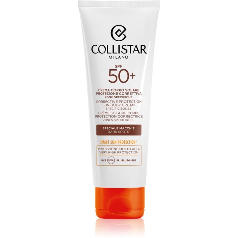 Collistar CORRECTIVE PROTECTION SUN BODY CREAM SPECIFIC ZONES SPF 50+ интензивен автобронзиращ крем против пигментни петна