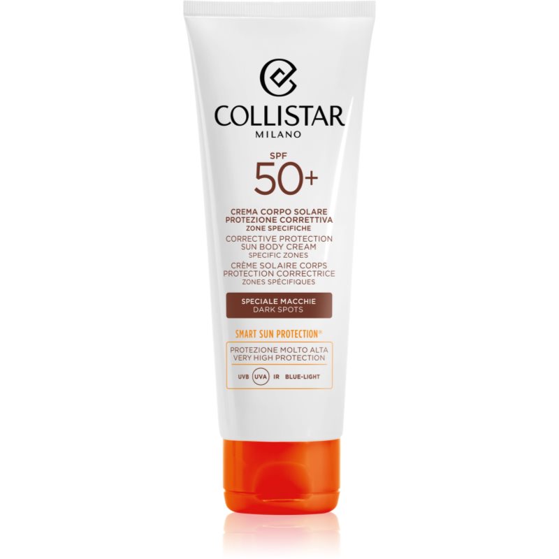 Collistar Collistar CORRECTIVE PROTECTION SUN BODY CREAM SPECIFIC ZONES SPF 50+ интензивен автобронзиращ крем против пигментни петна - Унисекс парфюм 100мл - Сравни цени от 1 магазин с безплатна доставка
