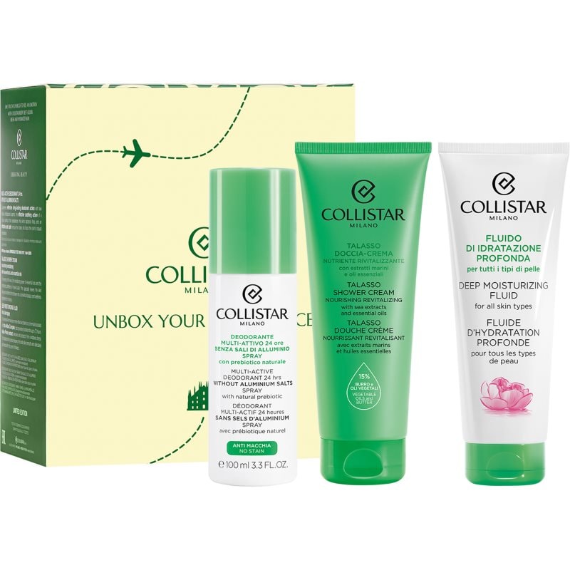 Collistar Deep Moisturizing Fluid Travel Kit подаръчен комплект - Комплект - Сравни цени от 1 магазин с безплатна доставка