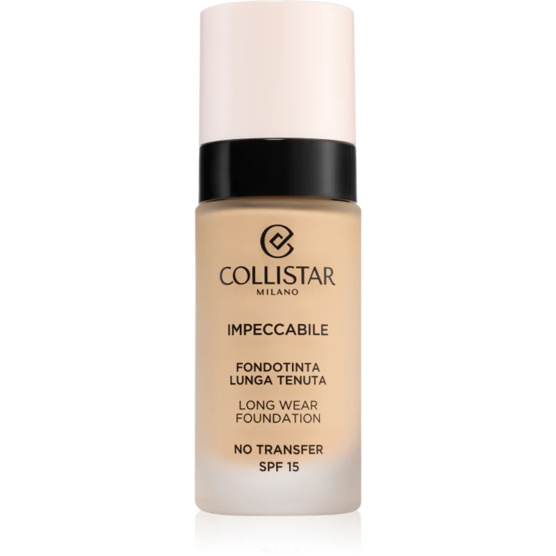 Collistar Impeccabile Long Wear Foundation дълготраен фон дьо тен SPF 15 1R Rosy Avory - Грим - Сравни цени от 1 магазин с безплатна доставка
