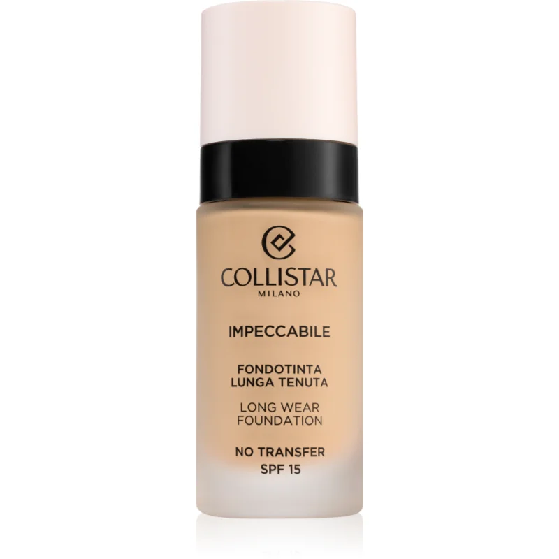 Collistar Impeccabile Long Wear Foundation дълготраен фон дьо тен SPF 15 3R Rosy Natural - Грим - Сравни цени от 1 магазин с безплатна доставка