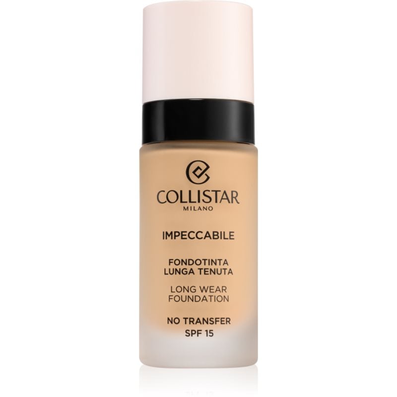 Collistar Impeccabile Long Wear Foundation дълготраен фон дьо тен SPF 15 3N Natural