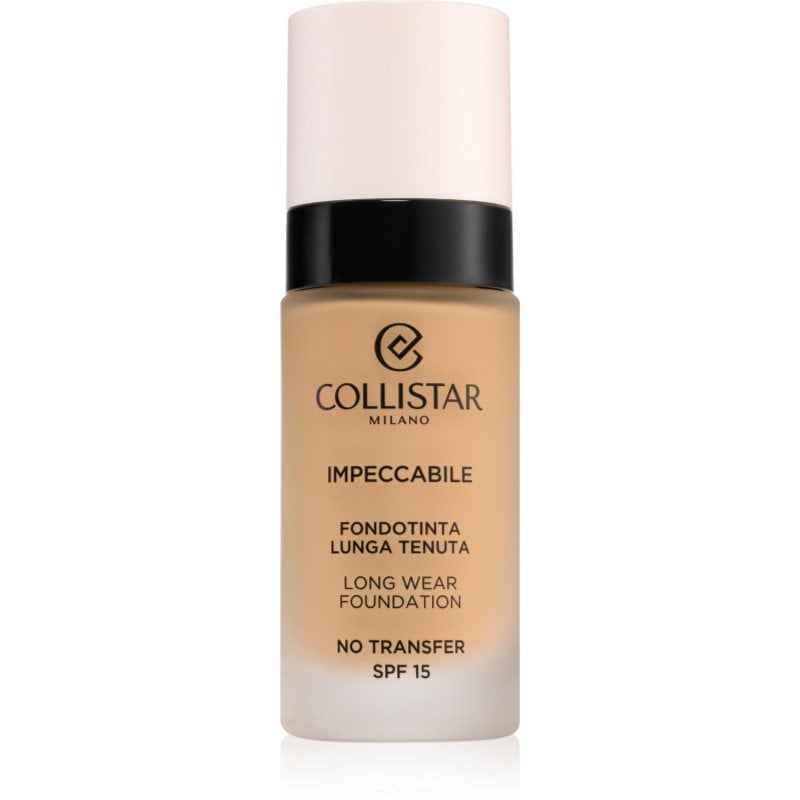 Collistar Impeccabile Long Wear Foundation дълготраен фон дьо тен SPF 15 4N Sand