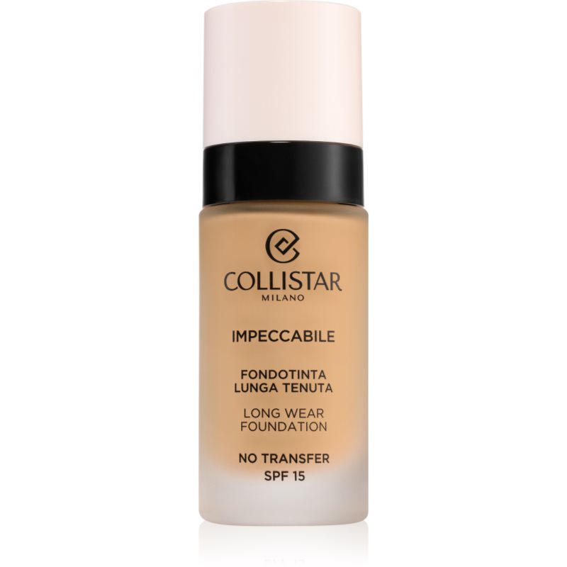 Collistar Collistar Impeccabile Long Wear Foundation дълготраен фон дьо тен SPF 15 4N Sand - Унисекс парфюм 30мл - Сравни цени от 1 магазин с безплатна доставка