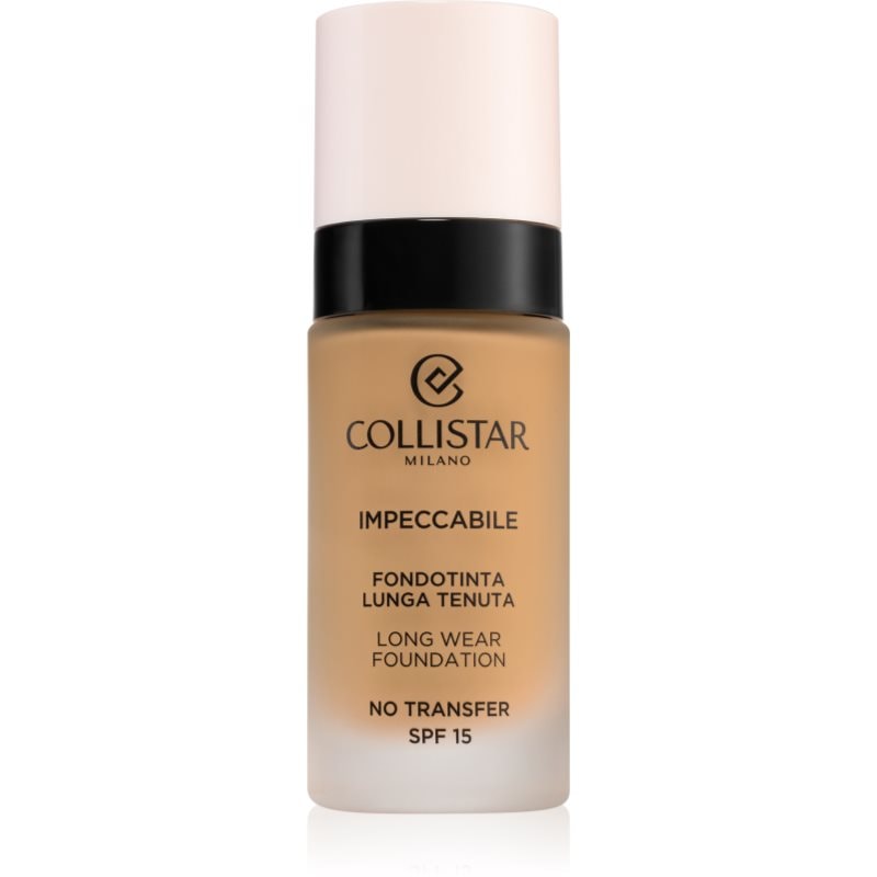 Collistar Impeccabile Long Wear Foundation дълготраен фон дьо тен SPF 15 4G Golden Sand - Грим - Сравни цени от 1 магазин с безплатна доставка