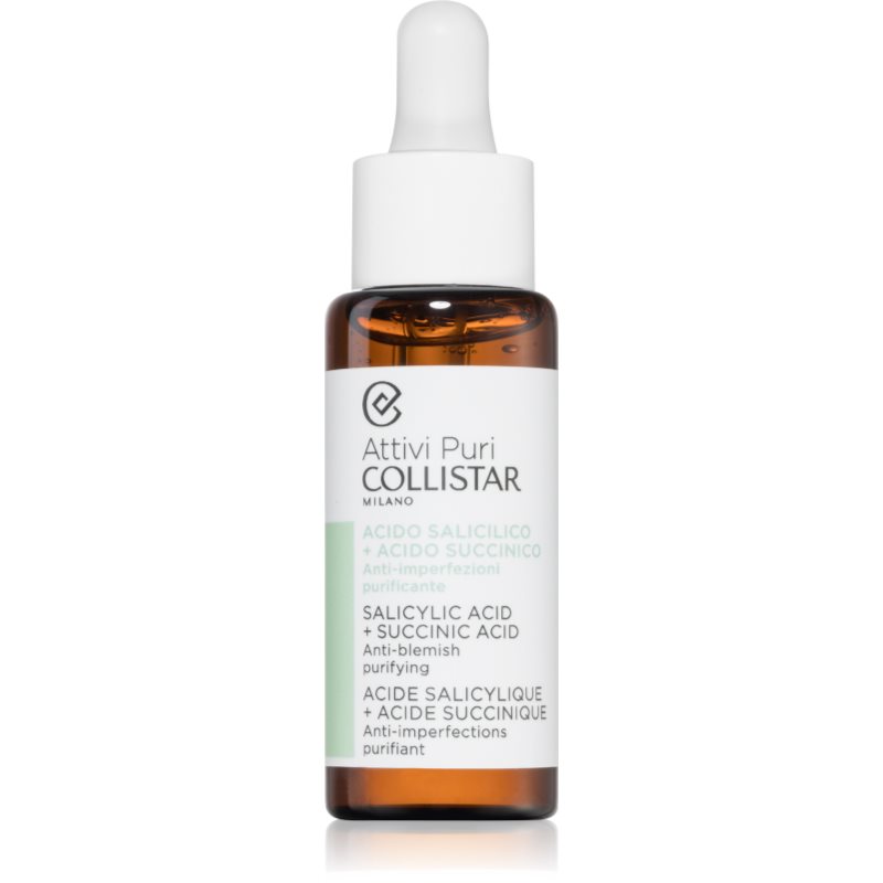 Collistar Attivi Puri Salicylic Acid + Succinic Acid детоксикиращ почистващ серум - Грижа за лице - Сравни цени от 1 магазин с безплатна доставка