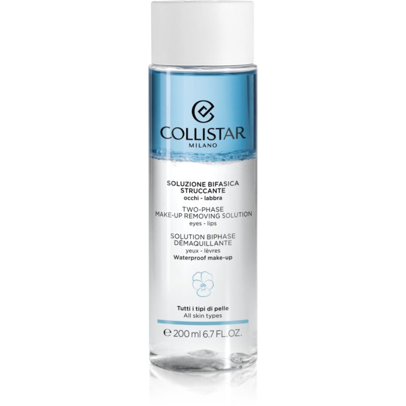 Collistar Cleansers Two-phase Make-up Removing Solution Eyes-Lips двуфазен продукт за премахване на водоустойчив грим за зоната около очите и устните - Грижа за лице - Сравни цени от 1 магазин с безплатна доставка