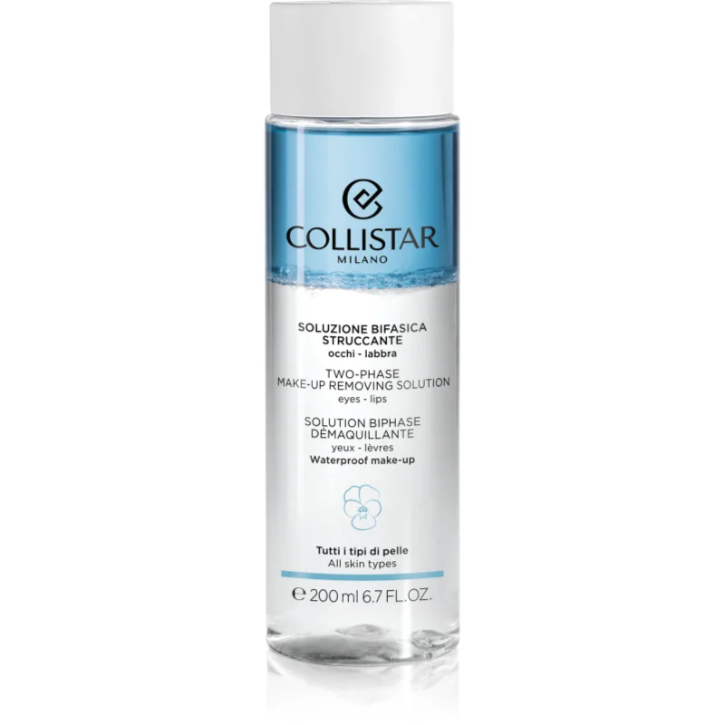 Collistar Cleansers Two-phase Make-up Removing Solution Eyes-Lips двуфазен продукт за премахване на водоустойчив грим за зоната около очите и устните - Грижа за лице - Сравни цени от 1 магазин с безплатна доставка