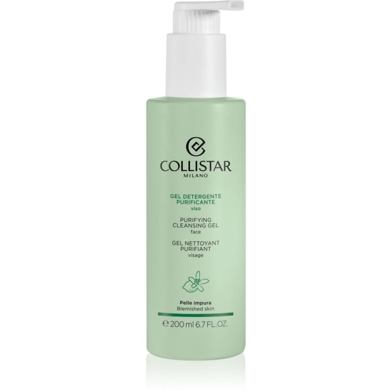 Collistar Cleansers Purifying Cleansing Gel нежен почистващ гел за раздразнена кожа на лицето