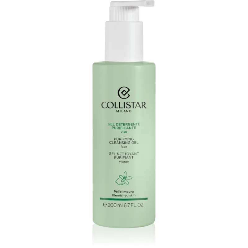 Collistar Cleansers Purifying Cleansing Gel нежен почистващ гел за раздразнена кожа на лицето