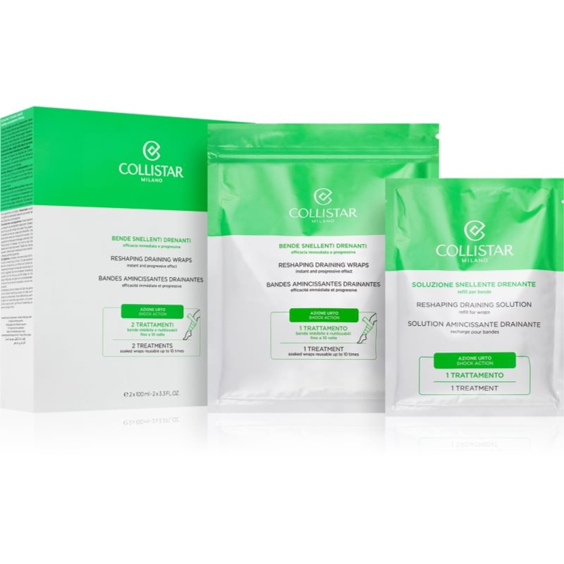 Collistar Reshaping Draining Wraps термоактивни бинтове против целулит 2x - Грижа за тяло - Сравни цени от 1 магазин с безплатна доставка