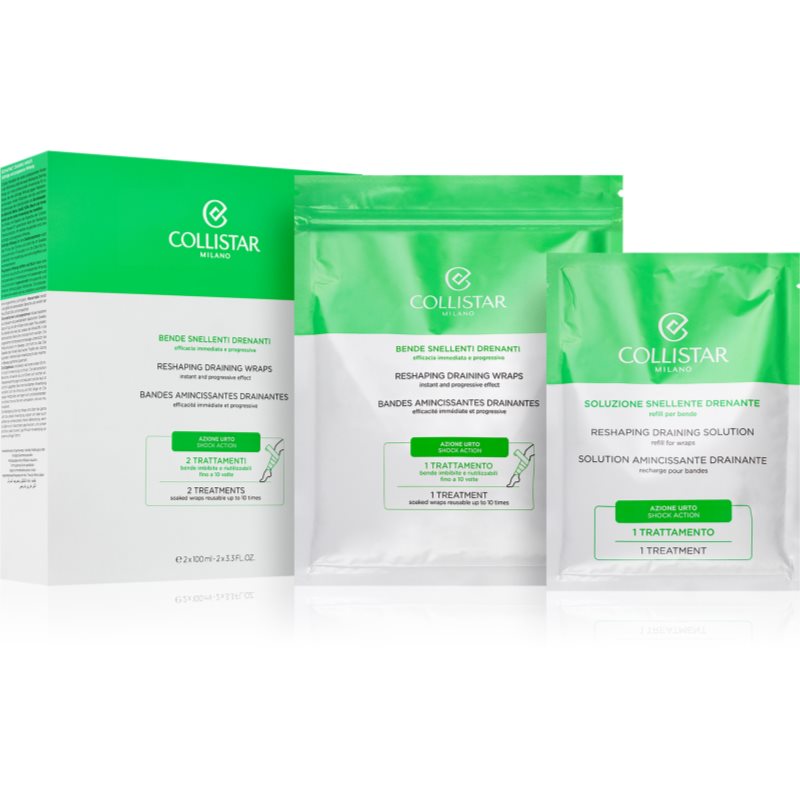 Collistar Reshaping Draining Wraps термоактивни бинтове против целулит 2x - Грижа за тяло - Сравни цени от 1 магазин с безплатна доставка