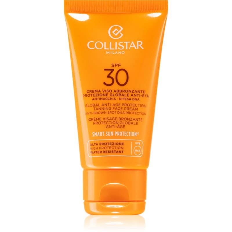 Collistar Collistar Special Perfect Tan Global Anti-Age Protection Tanning Face Cream слънцезащитен крем против стареене на кожата SPF 30 - Унисекс парфюм 50мл - Сравни цени от 1 магазин с безплатна доставка