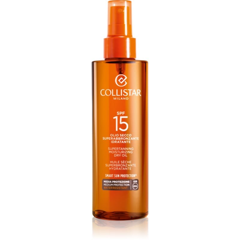 Collistar Special Perfect Tan Supertanning Moisturizing Dry Oil олио за загар SPF 15